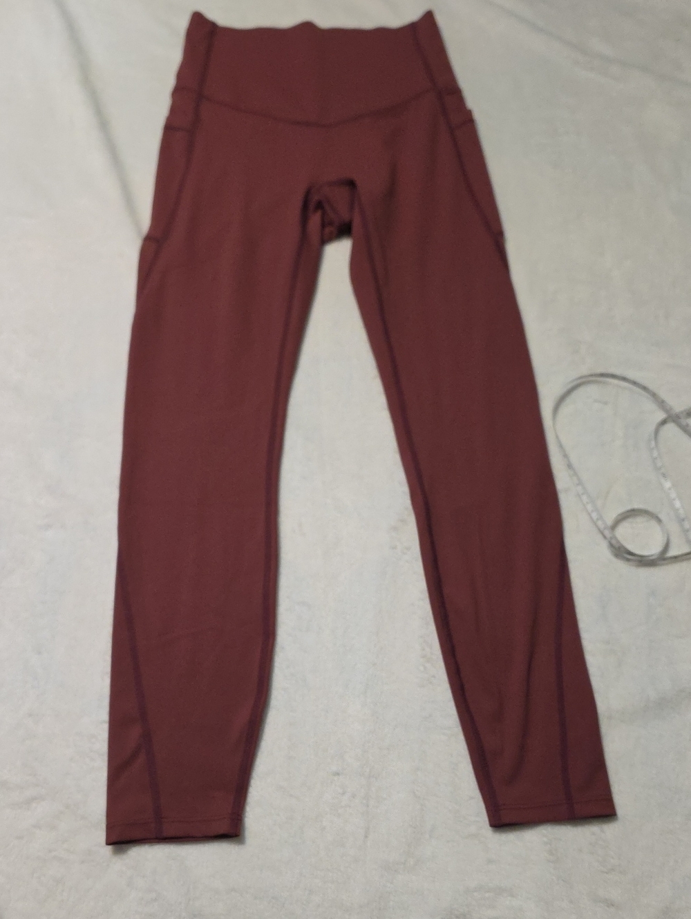 Nwt HALARA Burgundy High-Waist Leggings #527